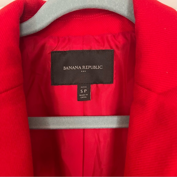 Banana Republic Red Petite Small Coat - Picture 6 of 6